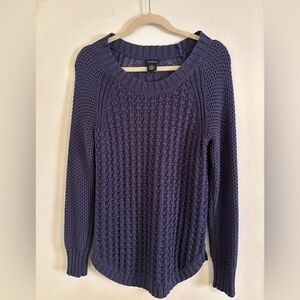 Calvin Klein Jeans Textured Blue Sweater